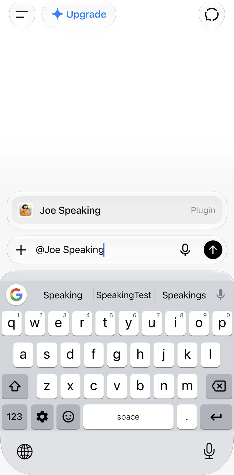 用 @Joe Speaking 提問